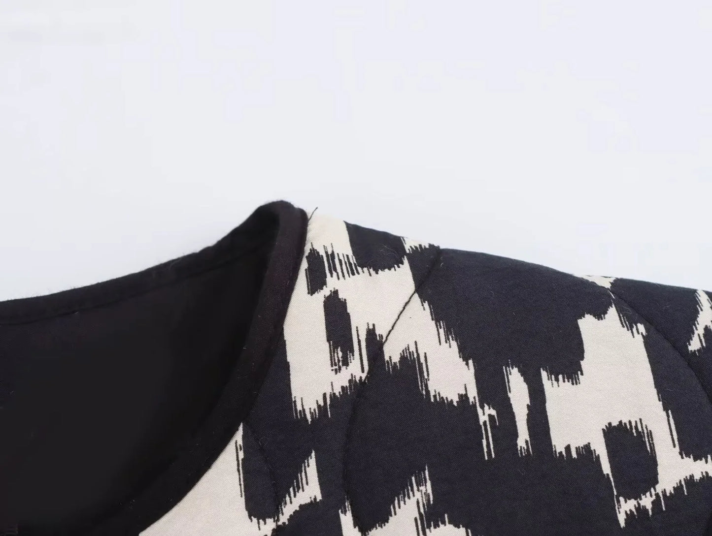 Zebra Printed Long Sleeve Bomber