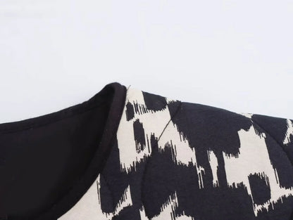 Zebra Printed Long Sleeve Bomber