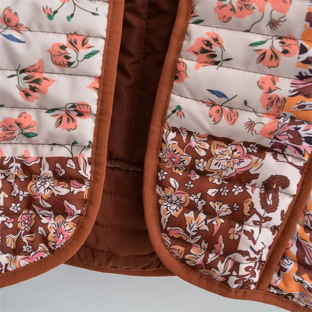 Autumn-Style Printed Bomber