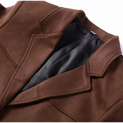 Vintage Brown Suede Blazer