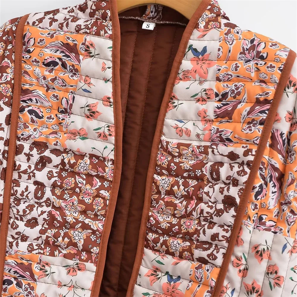 Autumn-Style Printed Bomber