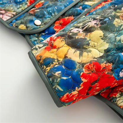 Quilted Cotton Bomber