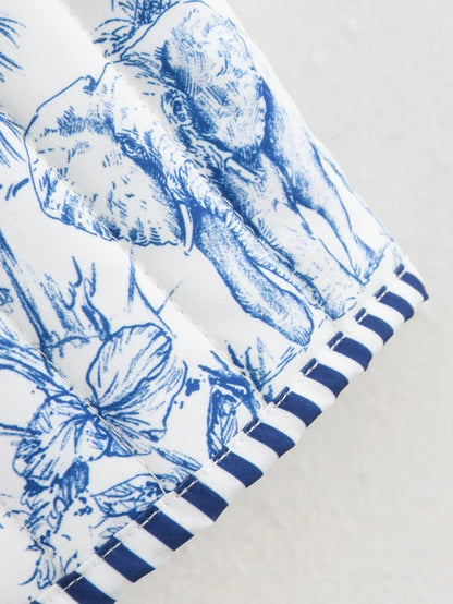 Sleeveless Retro Vintage