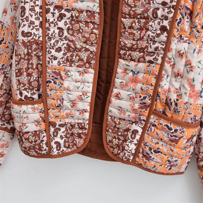 Autumn-Style Printed Bomber