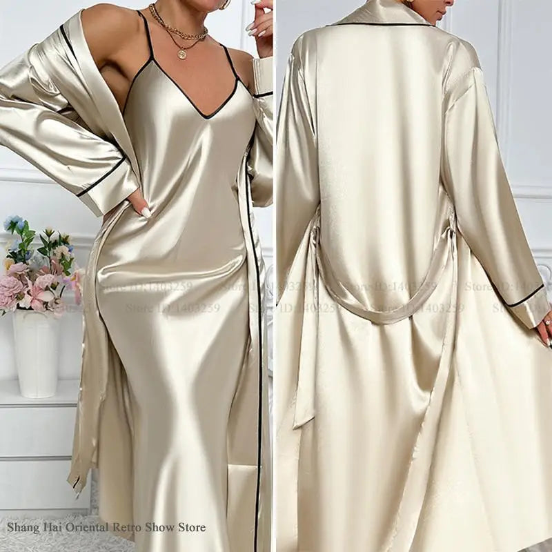 Long-Twinset Home Dress Set