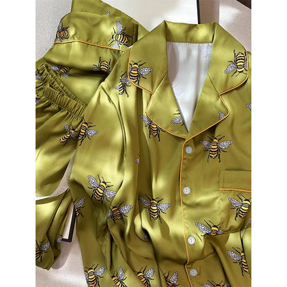 Honey Silk-Satin Sleepwear