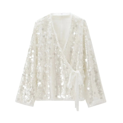 Autumn Sequin Kimono Jacket