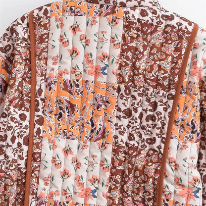 Autumn-Style Printed Bomber