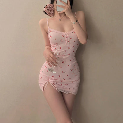 Pink Cherry Dress Pyjama