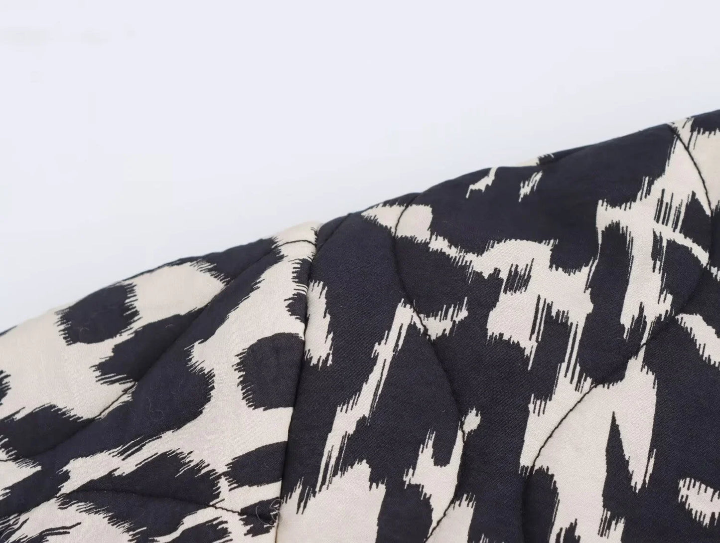 Zebra Printed Long Sleeve Bomber