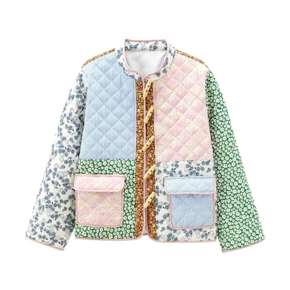 Multicolor Fashion Printed Bomber
