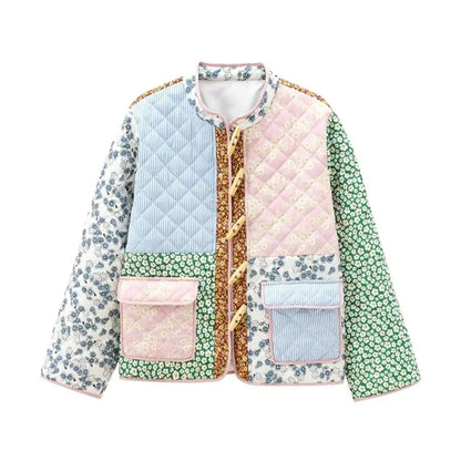 Multicolor Fashion Printed Bomber