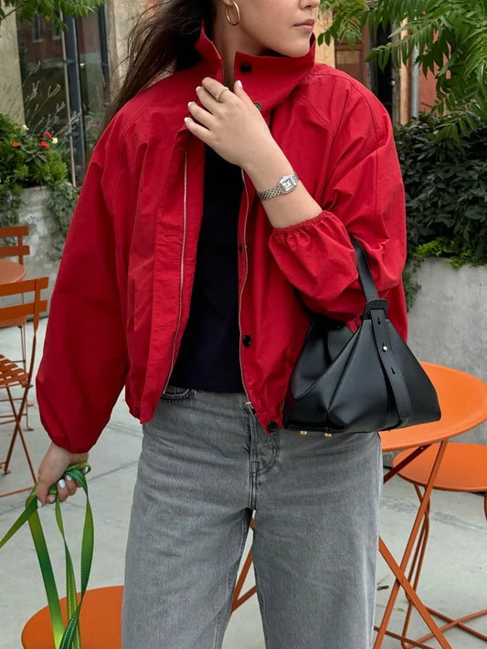 Red Bomber Jacket