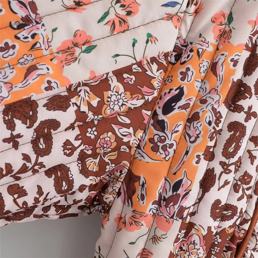 Autumn-Style Printed Bomber