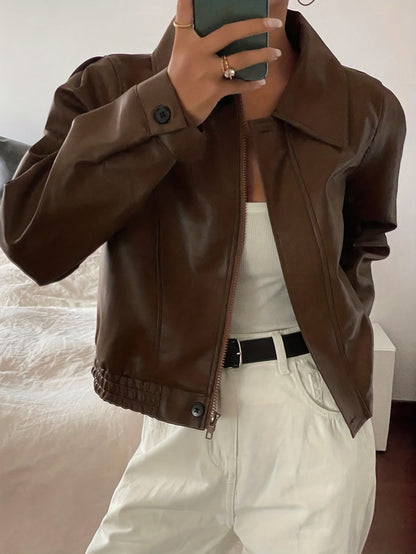 Brown Leather Jacket