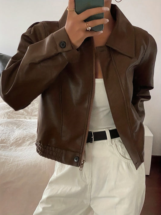 Brown Leather Jacket