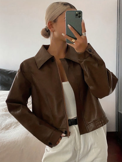 Brown Leather Jacket